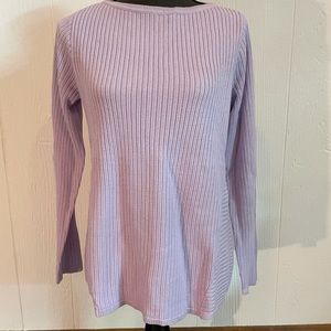 NWT J.Jill | Lavender Cable Knit Sweater